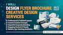 design flyer brochure creative design service