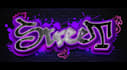 create graffiti font logo and illustration