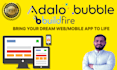 build web and mobile apps saas mvps using bubble io adalo and buildfire