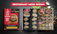 do modern restaurant menu with drink menu design