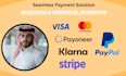 setup payment gateway business account, paypal stripe, payoneer, wise, klarna