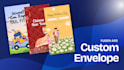 create custom envelope designs for events