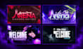 design professional gaming banners for youtube, discord, twitch, x and more