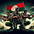 draw military themed character illustrations