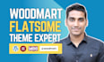build ecommerce website, online shop using flatsome, woodmart