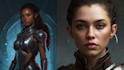 make beautiful sci fi, fantasy, dnd character portraits