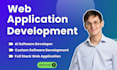 ai software developer full stack web developer for web application in python