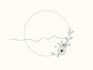 draw a minimalist line art tattoo design
