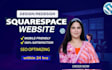 setup custom squarespace website design with expert squarespace designer