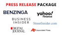 do press release distribution on yahoo finance