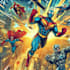 draw superhero action comic book page comic art comic book