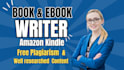 write book and ebook for your amazon kindle