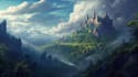 do stunning fantasy landscape, background illustration