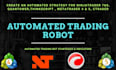 custom expert advisor forex robot in metatrader ctrader ninjatrader