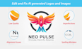 edit, fix, and vectorize ai logo and images