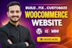 build woocommerce website, store and troubleshoot woocommerce bugs and issues