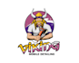 design mascot viking mobile detailing logo