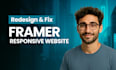 redesign, update or fix framer website, cms or blog template