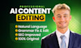 edit and humanize your ai content in german and english