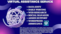 do research virtual assistance content writing data entry