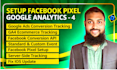 google analytics ga4 ecommerce tracking, facebook pixel, ads conversion tracking
