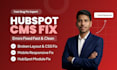 fix hubspot cms bugs, broken layout, or hubspot landing page errors