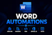 develop custom microsoft word vba macros and add ins