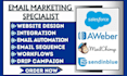 setup email marketing automation mailchimp sendinblue campaign salesforce aweber