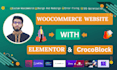 create online store with woocommerce