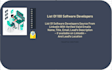 provide 100 software developers leads list with verified emails