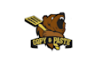 design mascot cooking show and a kitchen set logo