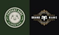 create vintage goat logo