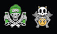 create custom skull skeleton graffiti  logo