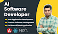ai software developer full stack web developer for web application in python