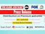 do press release distribution on premium news sites