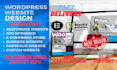 design clean and responsive wordpress website
