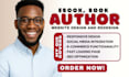 design author website, ebook website, book author website, ebook landing page