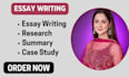 do urgent essay writing, research, summary, report, and case study