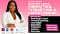 do book formatting for amazon KDP book publishing, paperback, book typesetting