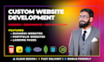 develop a custom professional website for your business