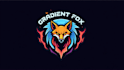 create outstanding gradient fox logo with express delivery