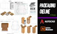 create any box packaging dieline cut lines for you