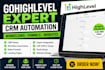 go high level automation workflow expert ghl landing page a2p 10dlc website va