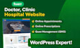 develop doctor, clinic, hospital website with wordpress cms