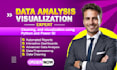 provide data analysis, data cleaning, and visualization with python, powerbi