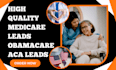 generate highly converting medicare leads obamacare leads aca leads