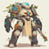 make a unique mecha game character for you