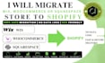 migrate wix, woocommerce, and wordpress store to shopify without data loss