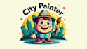 create outstanding city painter logo with express delivery