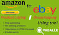 do amazon to ebay dropshipping listing